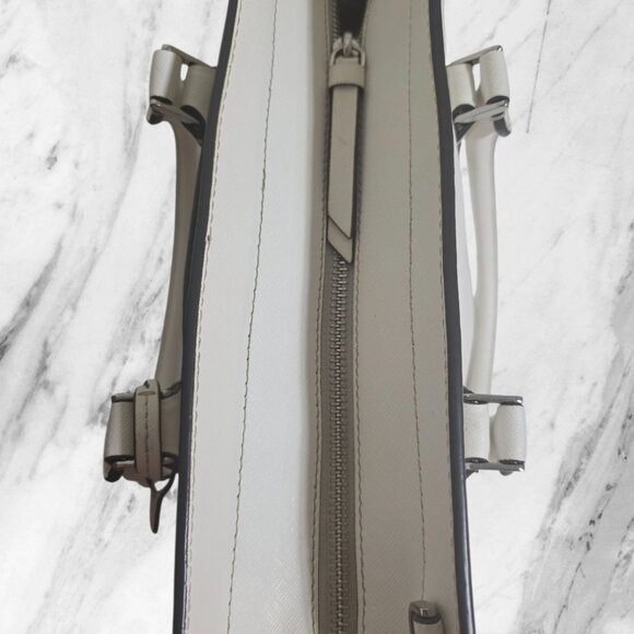 Kate Spade Cameron Medium Satchel White Crossbody Shoulder Bag - Picture 6 of 10